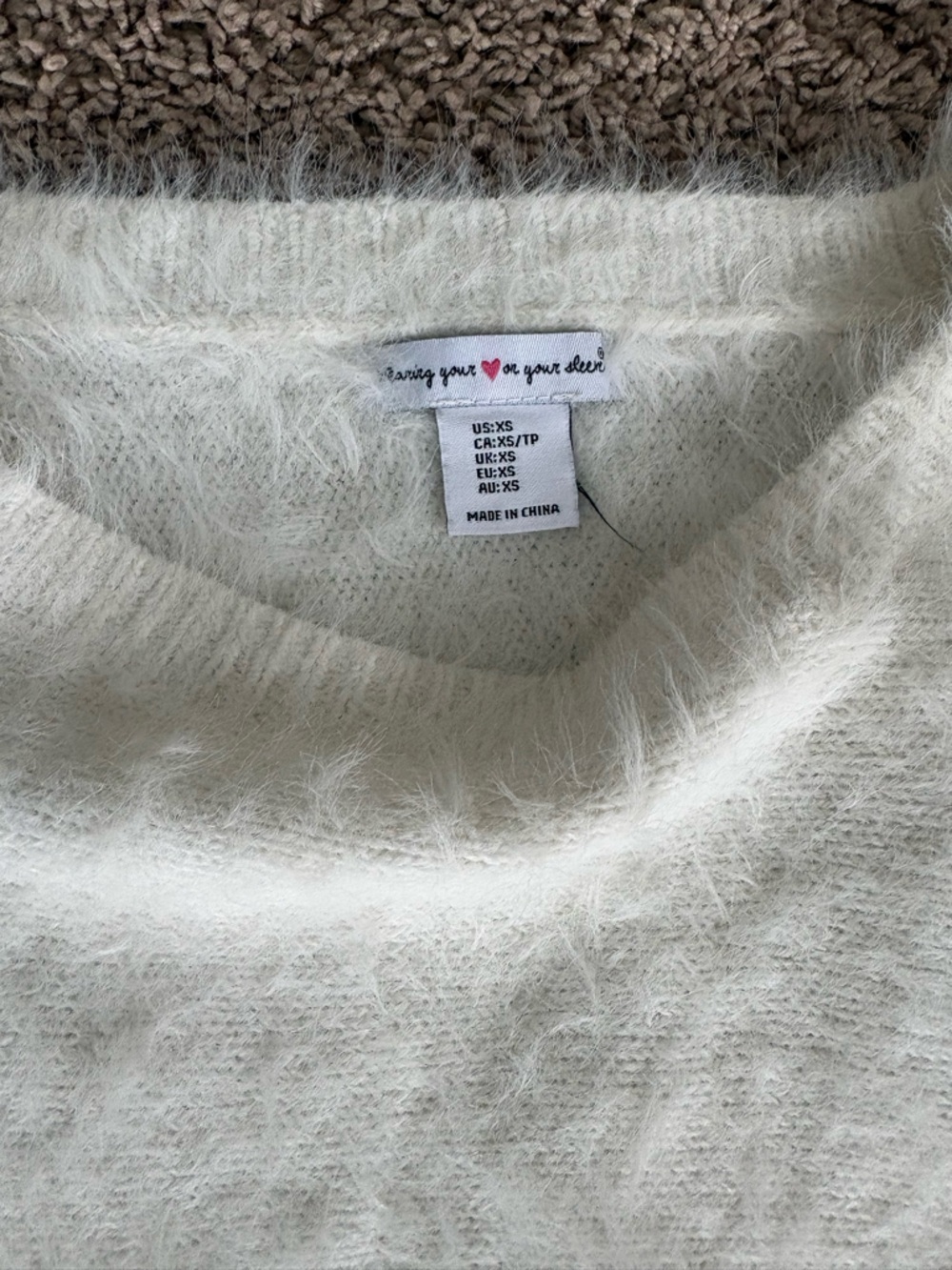 Soft Fuzzy Sweater - Picture 3 of 5